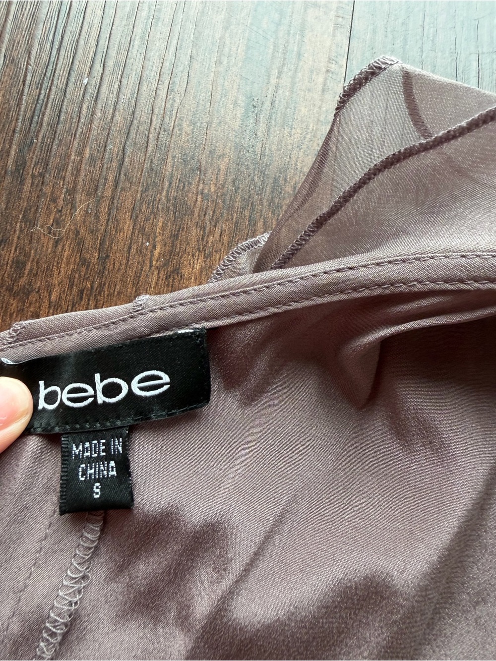 Bebe Ruffle One Shoulder Tank - Picture 2 of 4